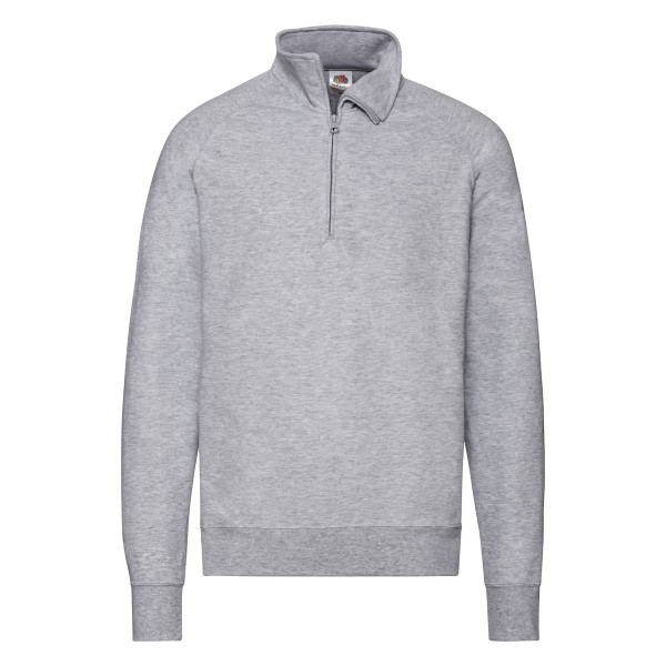 Felpa con zip corta